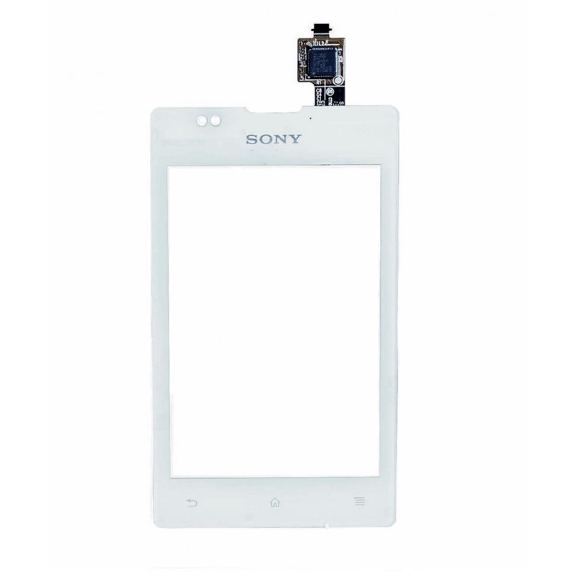 Peça Tela Vidro Touch compatível com SONY Xperia E c1505 c1504 c1605 c1604 Branco
