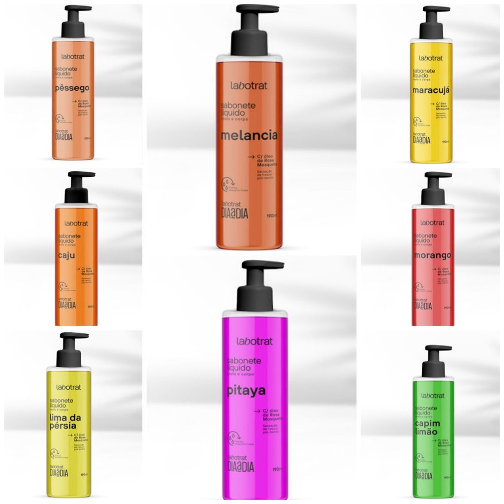 Sabonete Líquido para rosto e corpo Labotrat 190 ml