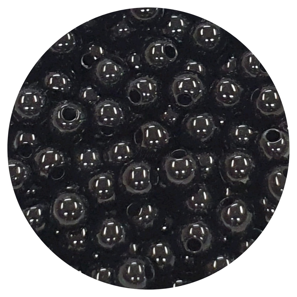 Miçanga Bola Lisa Leitosa 10mm 20 Gr