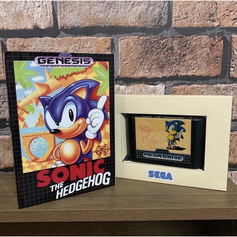 Caixas para jogos do Mega Drive