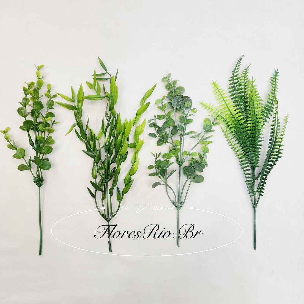 Kit/3 Matinho de folha planta artificial P/ Decoração Casamento, Arranjos, Decorar Festas e casa em Oferta na Shopee