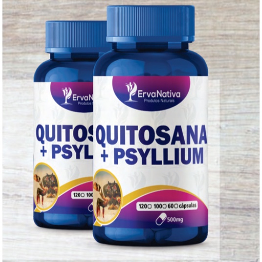QUITOSANA +PSYLLIUM | 100 CÁPSULAS