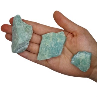 Amazonita Pedra Natural Bruta Cristais Mineral