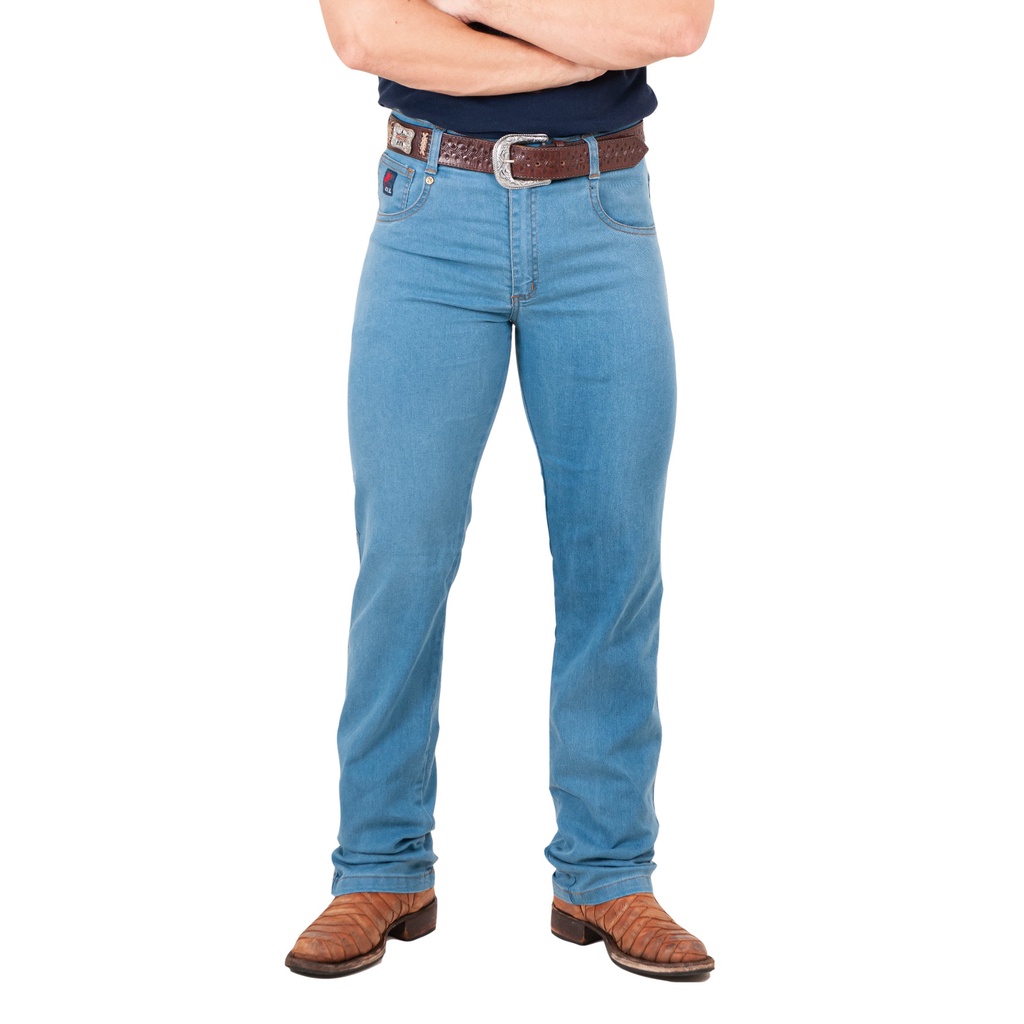 Calça Jeans Masculina Country Tradicional 34 Ao 56 Boiadeiro Festa do Peão Tecido Reforçado Cowboy em Oferta na Shopee