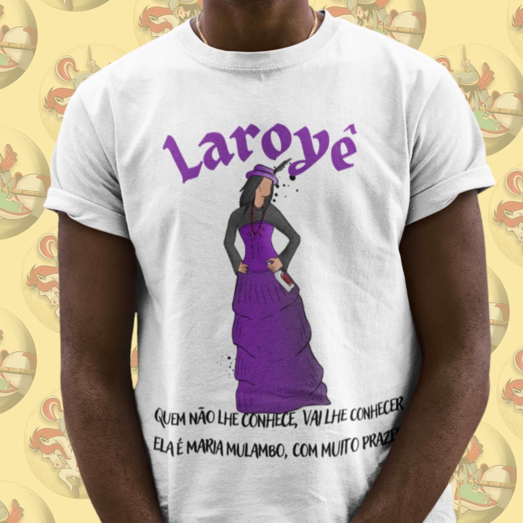 Camiseta Premium Religiosa Orixás Umbanda Quimbanda Candomblé Pomba Gira Maria Mulambo Algodão 30.1 Arte 137