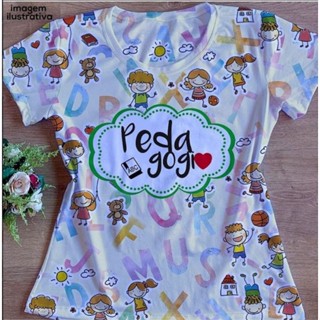 T-shirt Camiseta Profissões Pedagogia