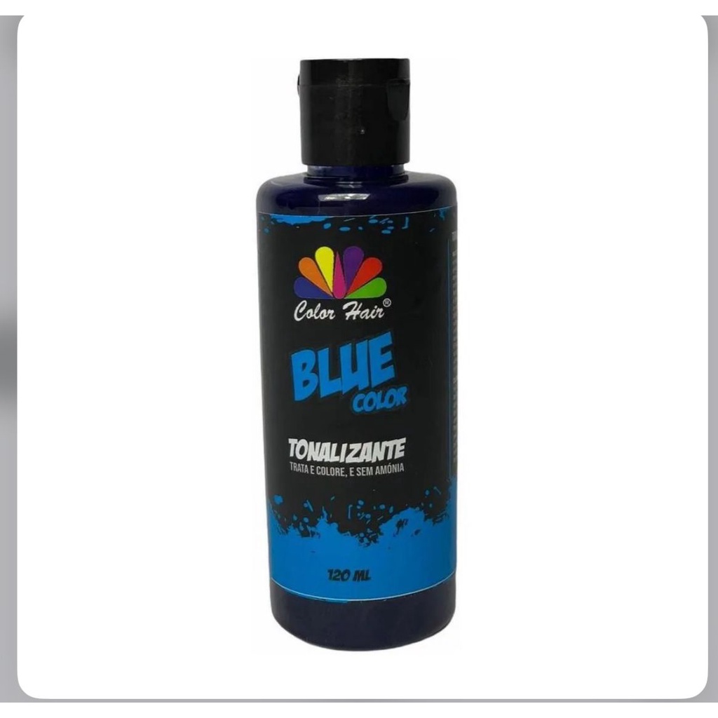 Tinta Tonalizante - Para Cabelo Color Hair azul