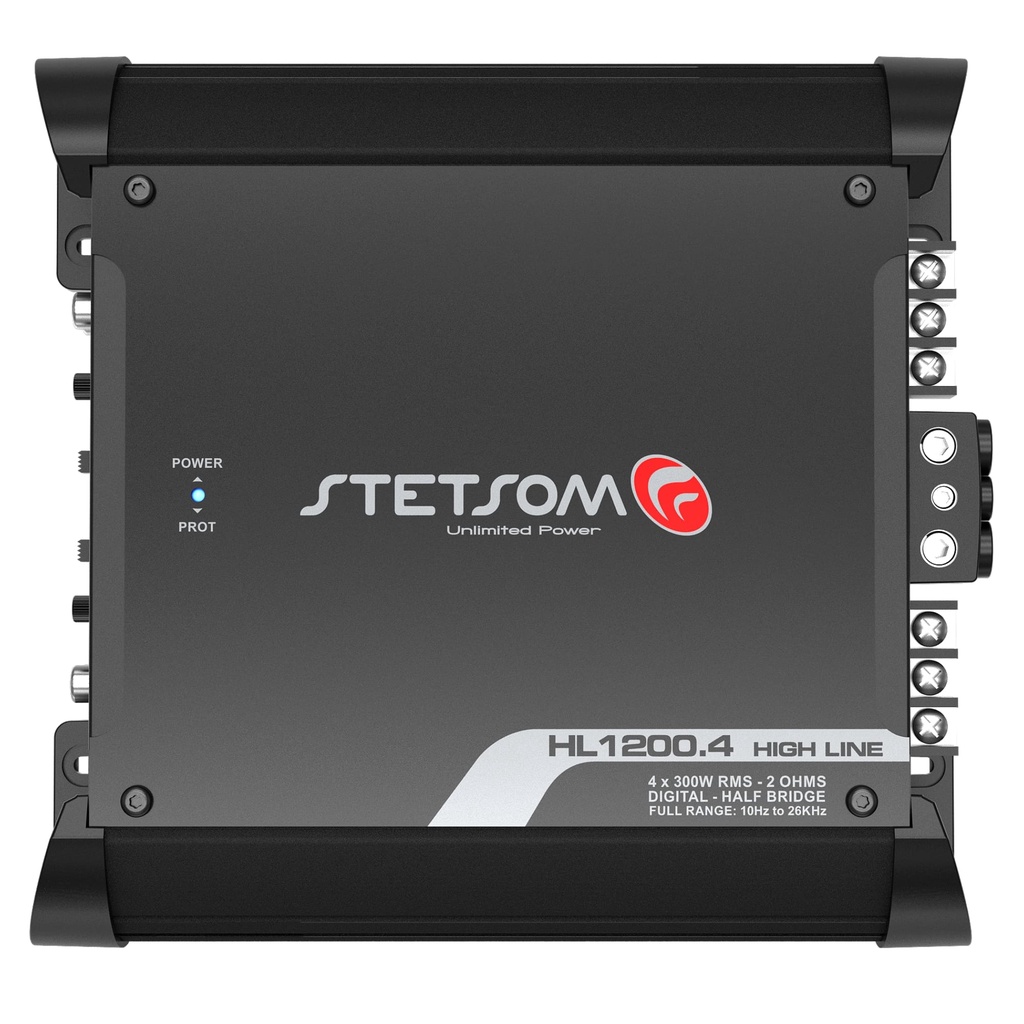 Módulo Amplificador Digital Stetsom HL1200.4 4 Canais 1200W RMS 2 Ohms em Oferta na Shopee