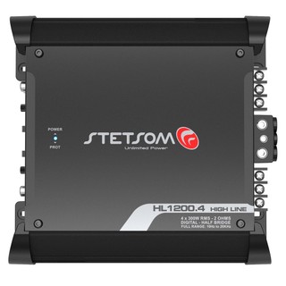 Módulo Amplificador Digital Stetsom HL1200.4 4 Canais 1200W RMS 2 Ohms em Oferta na Shopee