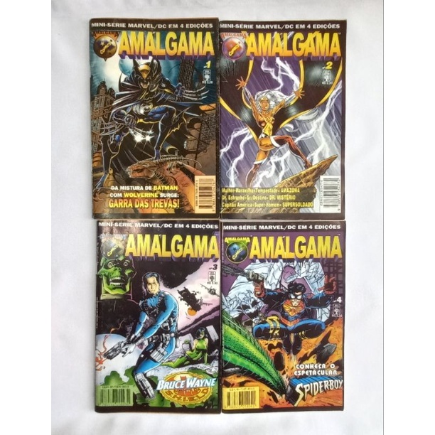 Coleção de HQ's Amálgama - Marvel/DC