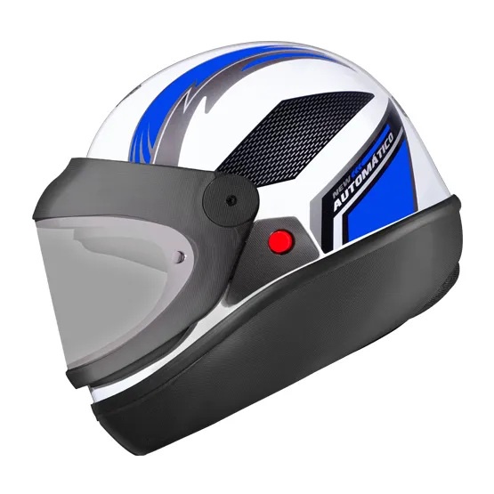 Capacete Moto New Ebf Bolt San Marino C/ Viseira Automática E Selo do Inmetro