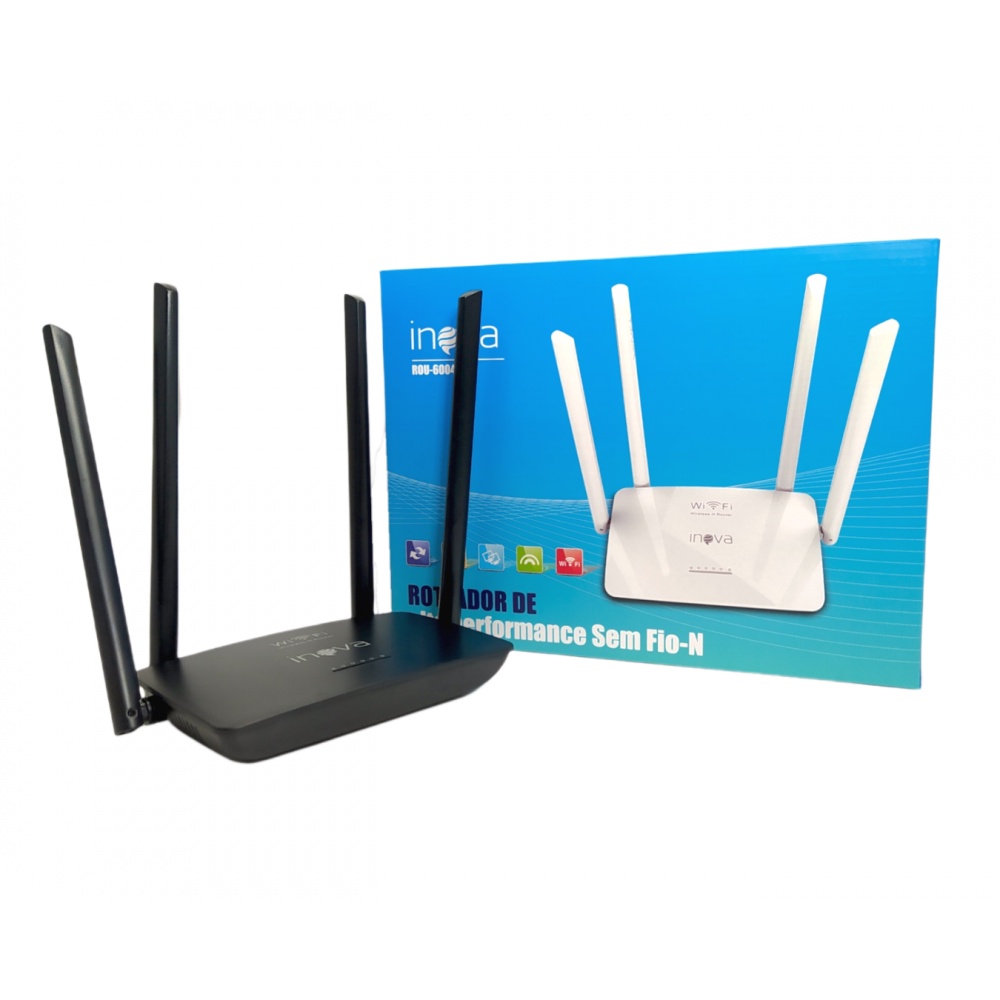 Roteador Wifi Repetidor De Sinal Wifi Com Longo Alcance Inova Original