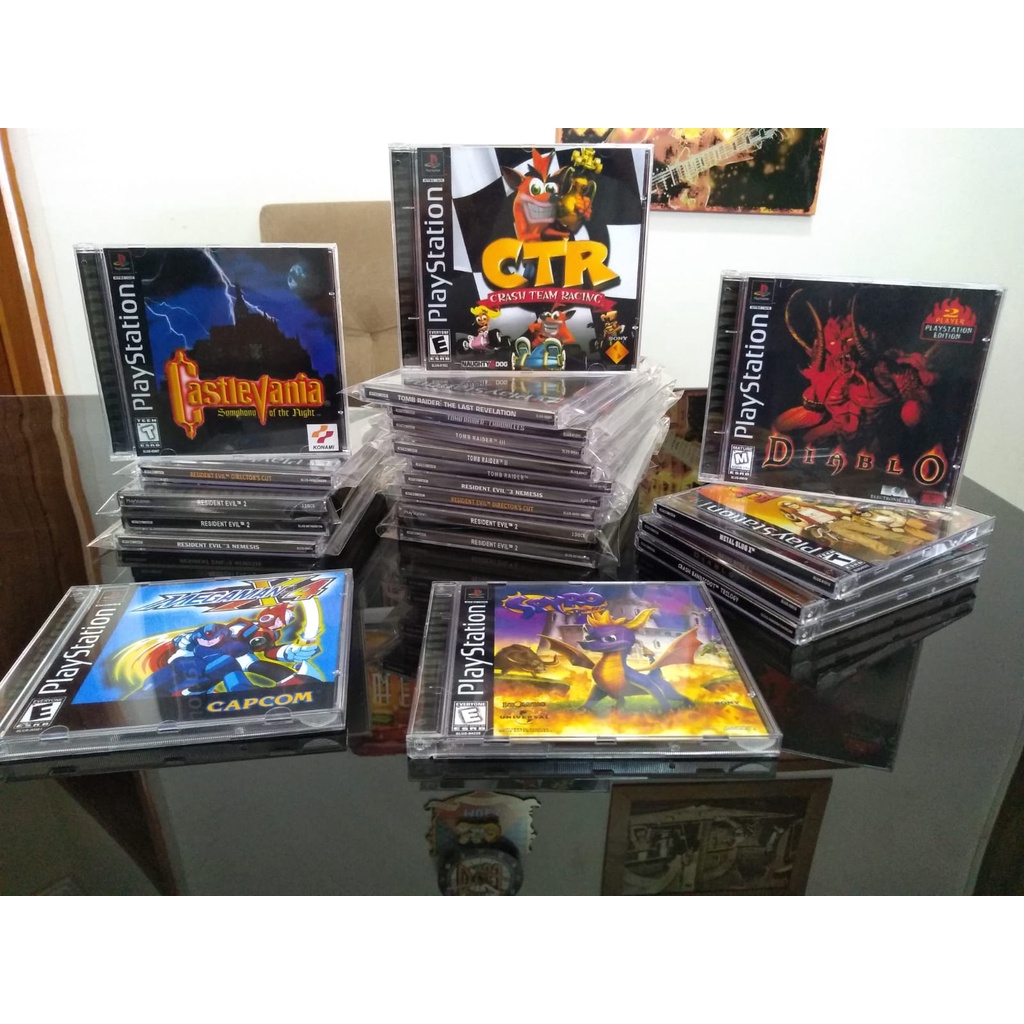 Jogos PS1 (Patch) - Midia Preta