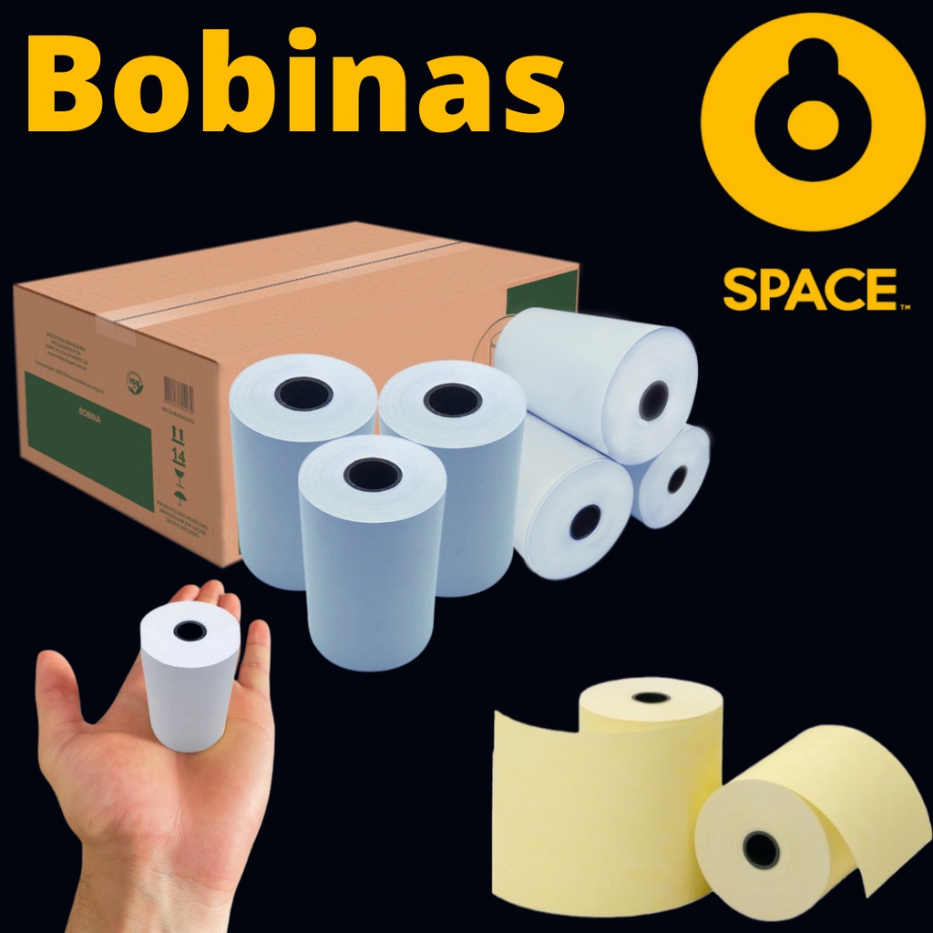 Bobina 58mm Mini Impressora Térmica - 20 Rolos