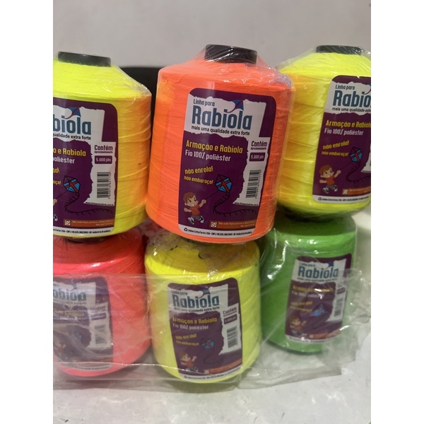 Linha de armação e rabiola 5.000 mil metros EXTRA FORTE ENVIO IMEDIATO em Oferta na Shopee