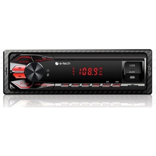Radio Automotivo E-tech Premium Bluetooth Usb Aux Sd Controle em Oferta na Shopee