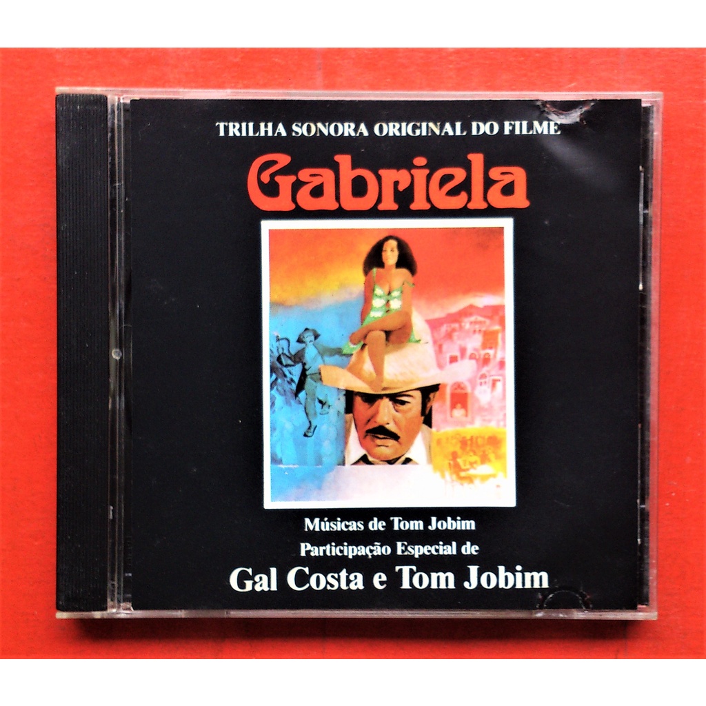 Cd Gabriela - Trilha do Filme - Tom Jobim e Gal Costa