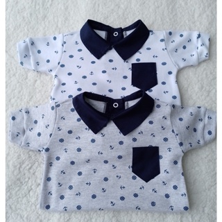 Macacão menino calor banho de sol em algodão, com gola camisa em tricoline em Oferta na Shopee