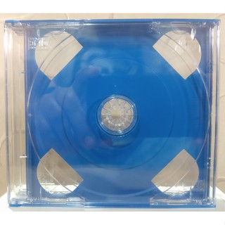 Capa para cd duplo tipo "fat case" AZUL