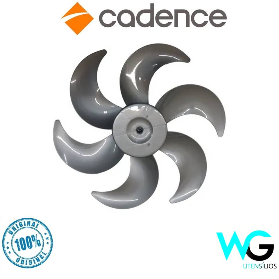Hélice Ventilador Cadence 40cm 6 Pás Prata Original em Oferta na Shopee