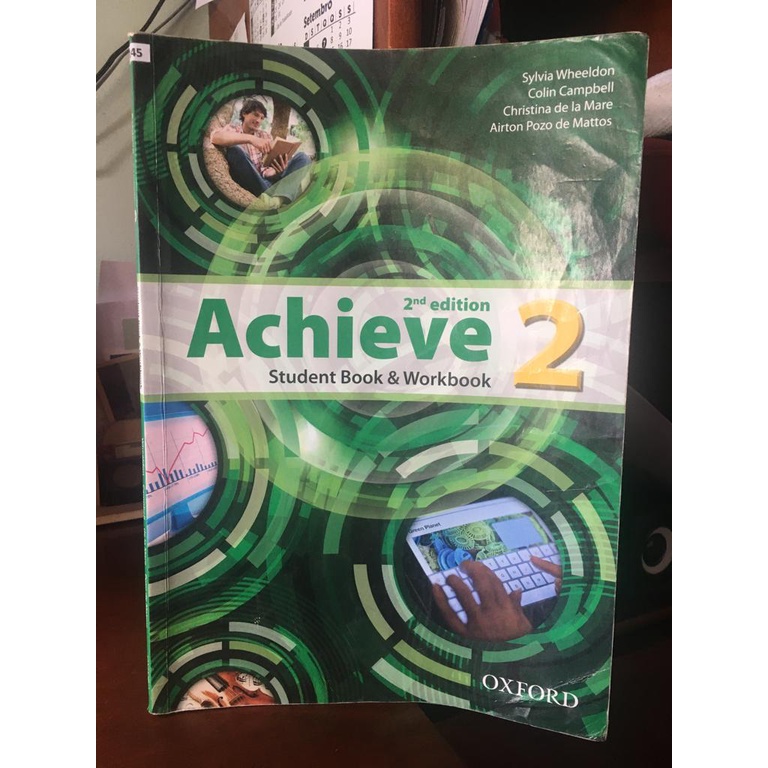 livro Achieve 2 student book & workbook; Sylvia Wheeldon; Colin Campbell; Airton