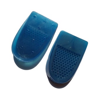Meia Palmilha Silicone Gel Ortopédica Calcanhar