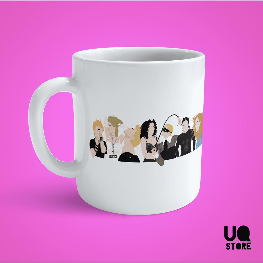 Caneca Madonna - Eras - 40 anos de história - LGBTQIA+ / Pop / Diva