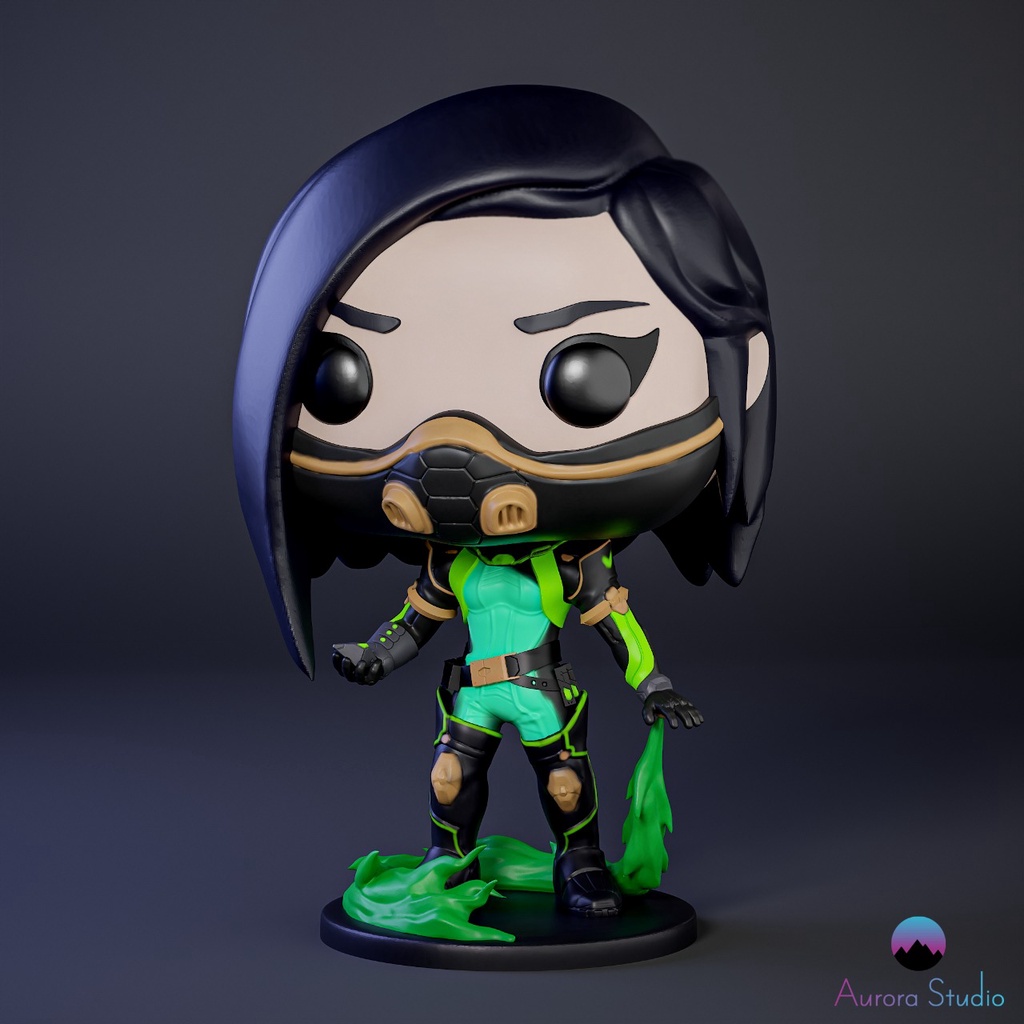 Viper Valorant estilo Funko Pop