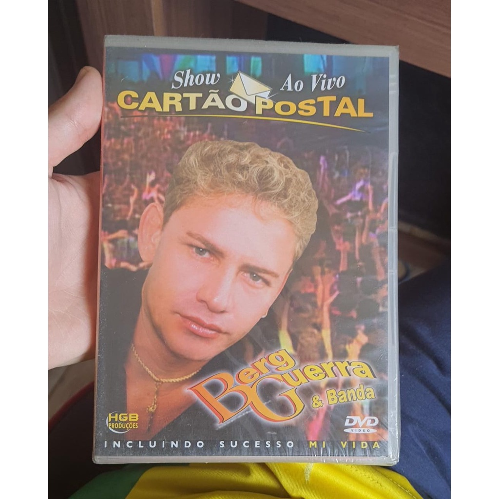 DVD Berg Guerra & Banda - Show ao vivo - Cartão postal (Lacrado)