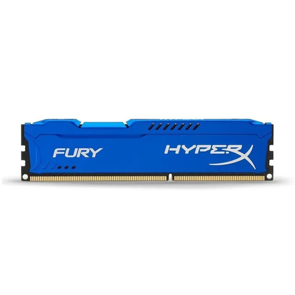 Memória Ram DDR3 8Gb Hyperx Fury Original 1600Mhz HX316C10F/8 com Dissipador
