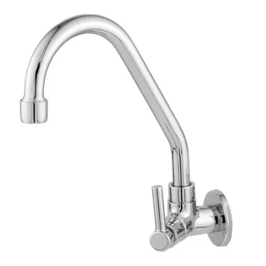 Torneira bica movel inox - torneira para cozinha inox - torneira bica movel parede