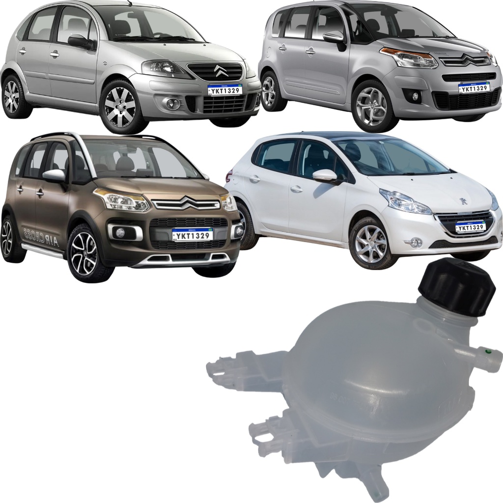 Reservatório D'Água do Radiador Com Tampa C3 Aircross 208 em Oferta na Shopee