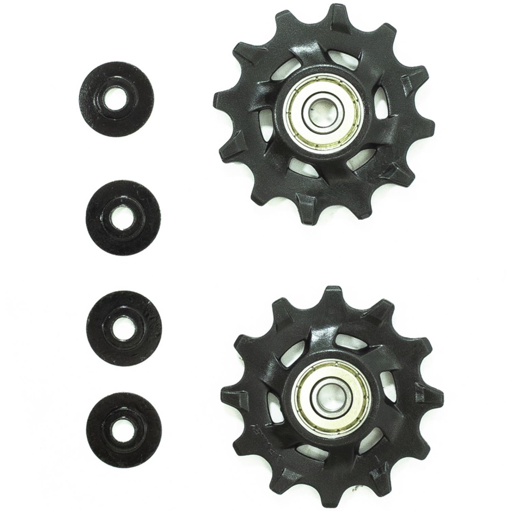 Roldana cambio traseiro rolamentado absolute bike mtb 9/10/11/12 velocidades par