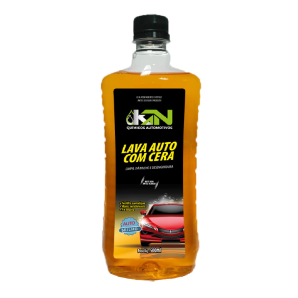 Lava Auto Com Cera Auto Brilho 500ML