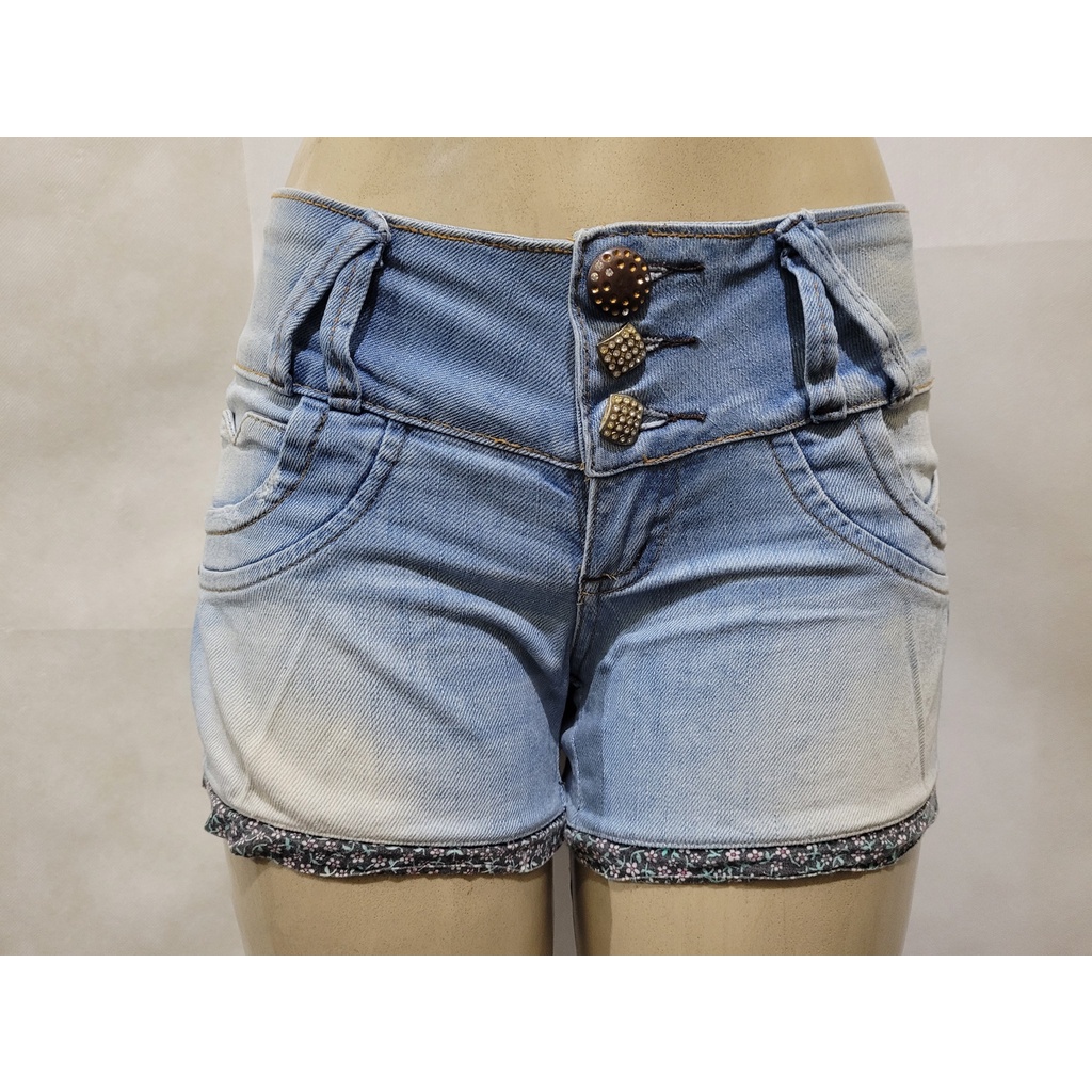 Shorts jeans EMPORIO tam 38 usado bom estado