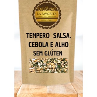Tempero Salsa, Cebola e Alho 100g ou 250g ou 500g - Qualidade Premium - Sem Glúten