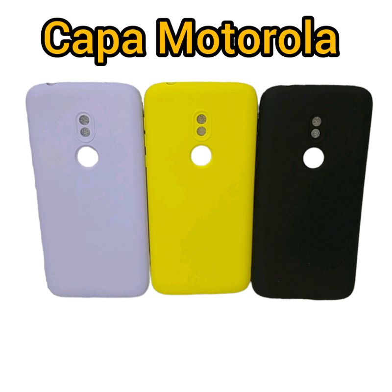 Capinha Case Capa De Celular Motorola Moto G7 Power Anti Impacto Silicone Protege a camera
