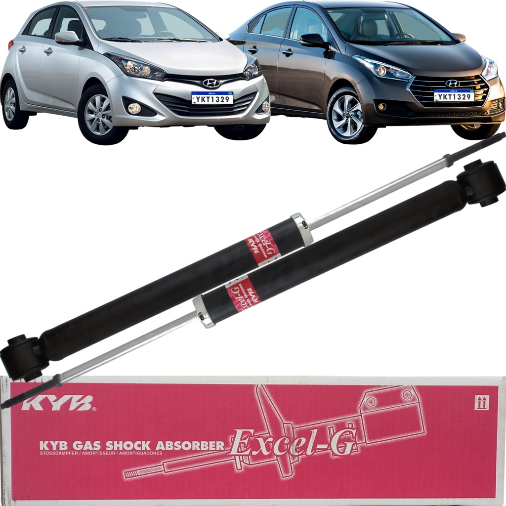 Par de Amortecedor Traseiro KYB HB20 HB20S 2012 Até 2020