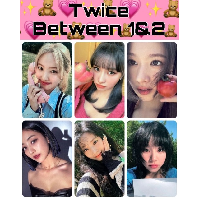 Photocard Fanmade TWICE BETWEEN 1&2 - unitário
