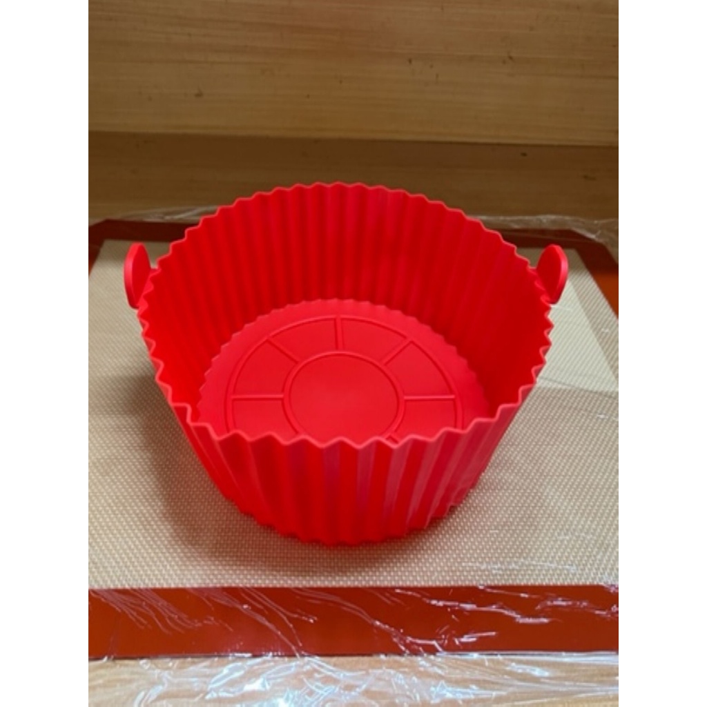 Forro Para Air Fryer De Silicone Reutilizável Antiaderente em Oferta na Shopee