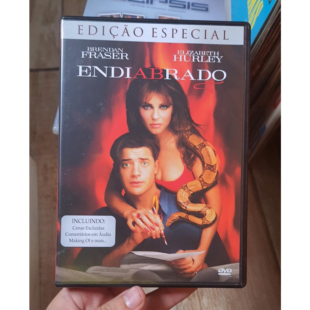 DVD Endiabrado - Brendan Fraser, Elizabeth Hurley! (Seminovo)