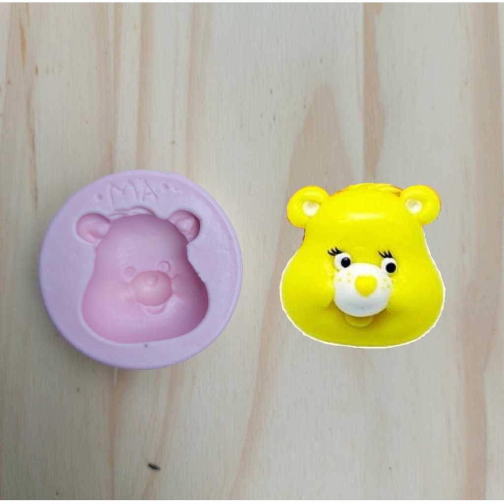 Molde de Silicone Rosto Ursinho Carinhoso - MA870 em Oferta na Shopee
