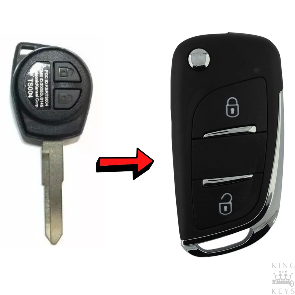 Chave Canivete Completa Suzuki Grand Vitara Swift Sx4 Jimny