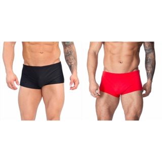 sunga boxer masculina kit com 2 sungas com proteção solar uv.line50+ em Oferta na Shopee