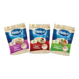kit 3 Biscoito de Arroz Camil Integral 150g imperdível