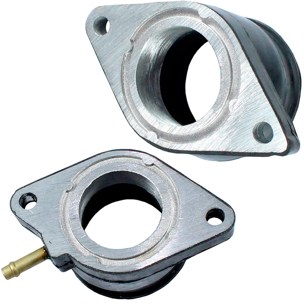 Kit 2 coletores de admissão XT600E XT600Z Tenere 1993 a 2005 Yamaha direito e esquerdo