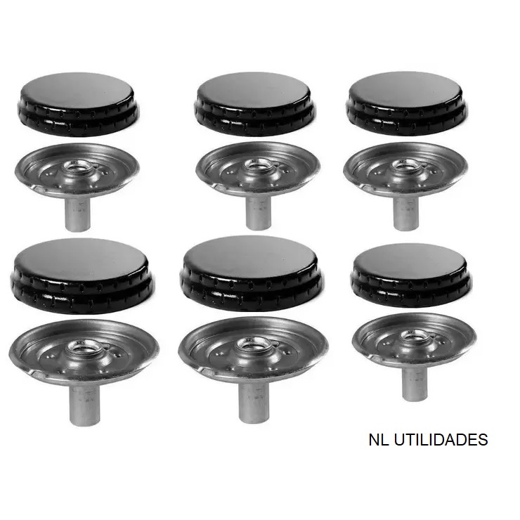 Kit Espalhadores com Queimador Fogão Esmaltec Bali 6 bocas em Oferta na Shopee