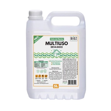 Multiuso Limpeza Biodegradável Erva Doce Bioz Green 5l