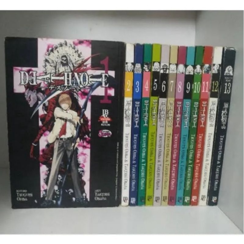 COLEÇÂO DE MANGÁS - DEATH NOTE - 13 Volumes - COMPLETO - Corre Que Ta ...