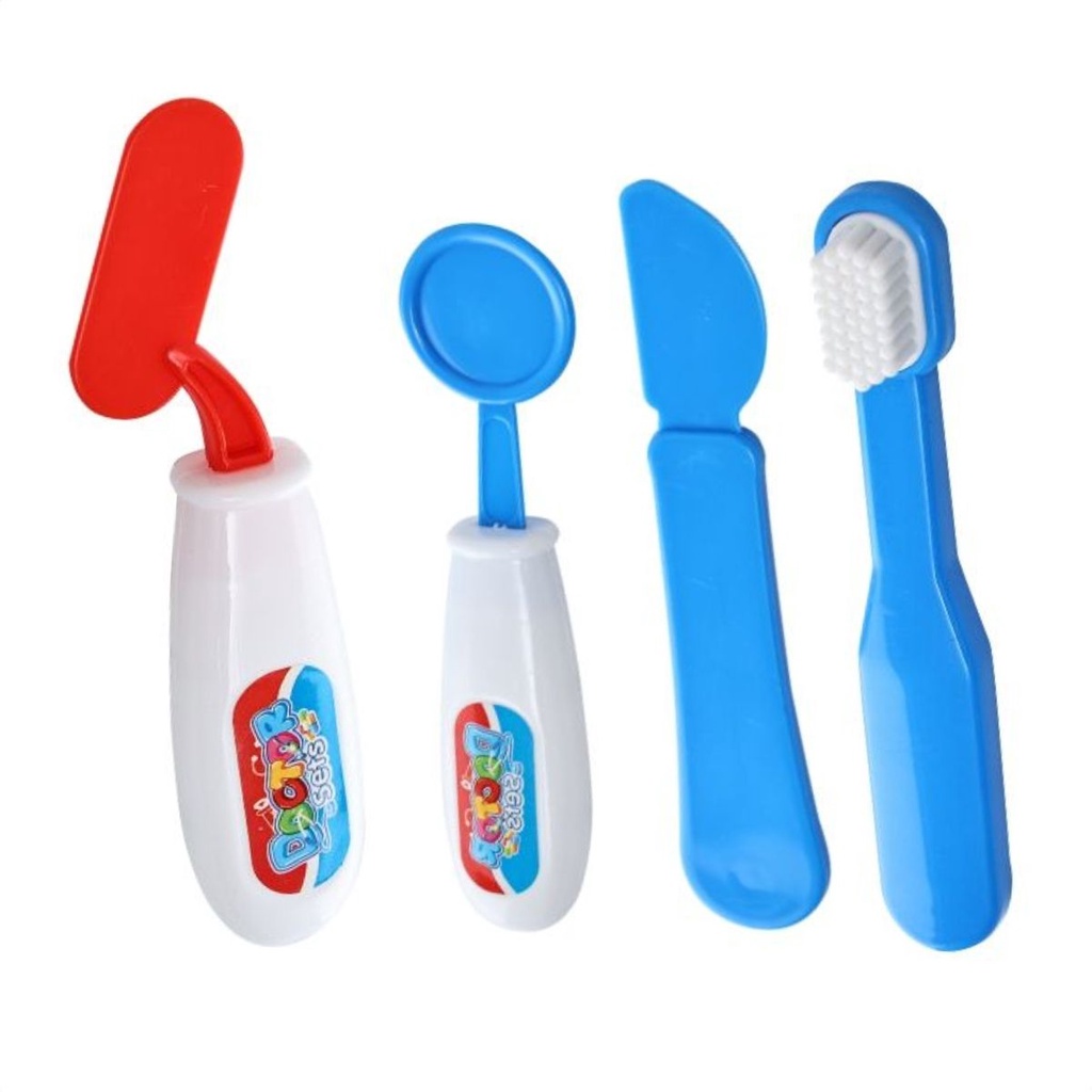 Detalhes do Brinquedo Infantil Kit Dentista com Vários Acessórios BBR Toys